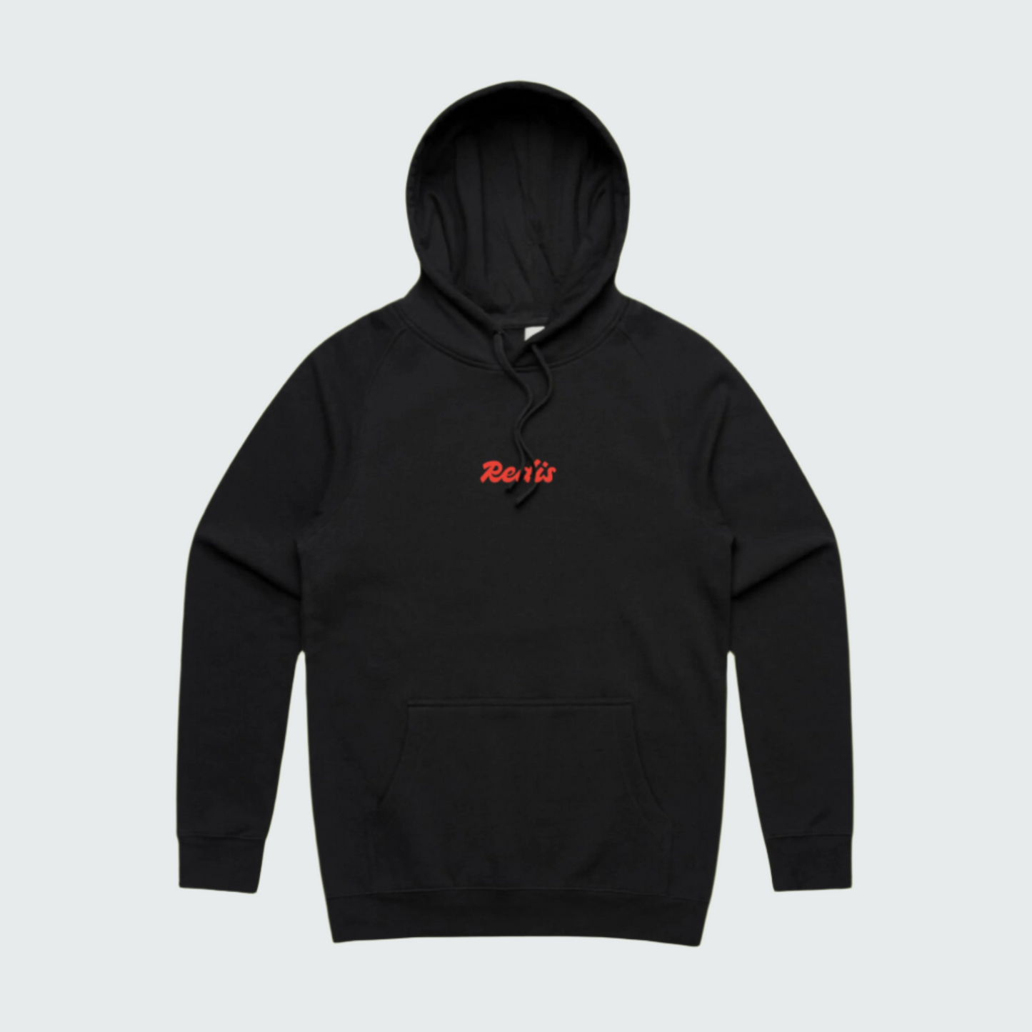 Heavyweight logo hoodie (black)