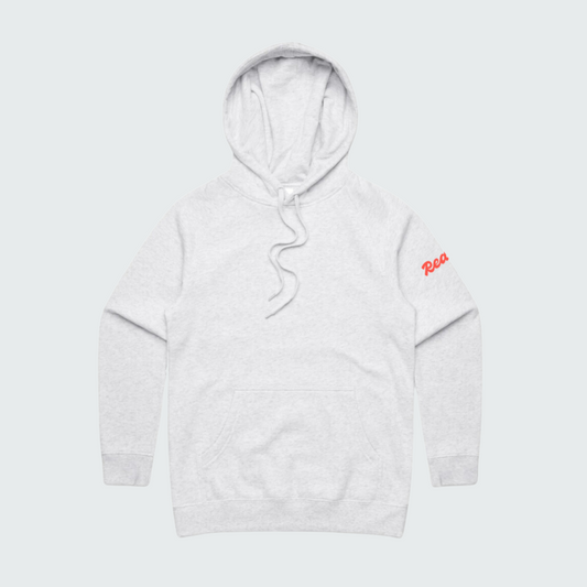 Heavyweight logo hoodie (light heather gray)