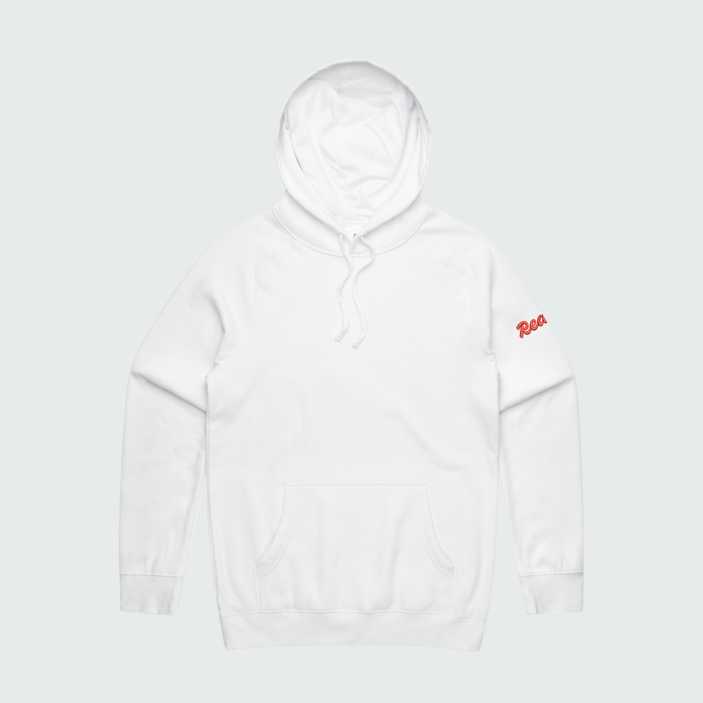 Heavyweight logo hoodie (white)